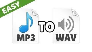 How to Convert MP3 to WAV