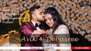 BEST CINEMATIC ENGAGEMENT TRAILER || AVIK & DEBASREE || ZOOMIN MOMENTS ||