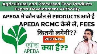 What is APEDA? | Agricultural and Processed Food Products Export Development Authority | APEDA RCMC