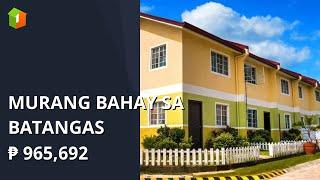 MURANG BAHAY SA BATANGAS