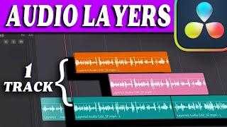Audio LAYER Editing to FIX Dialogue Mistakes in DaVinci Resolve 18 | How To Use Audio Layers