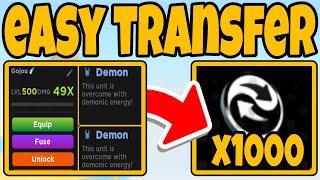 HOW TO GET EASY PASSIVE TRANSFER TOKENS IN... (Roblox Anime Fighters Simulator)