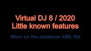 VDJ8.4/2020 - More on the database XML file