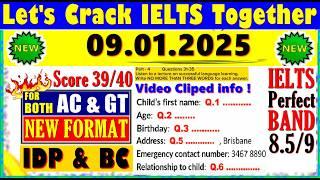 IELTS LISTENING PRACTICE TEST 2024 WITH ANSWERS | 09.01.2025