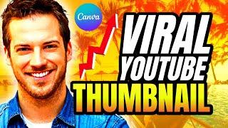 Viral Thumbnail Design for youtube - Canva Tutorial