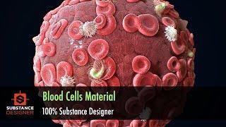 Blood Cells Material - 100% Substance Designer