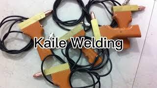 Kaile Welding Handheld Portable Electronic Spot Welding Torch Gun Clamp Cable Spot Welding Machine