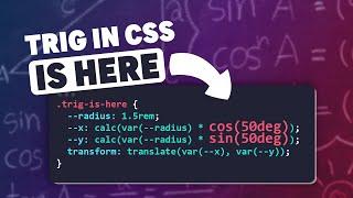 CSS Trigonometry is surprisingly useful