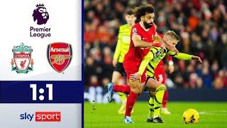 Ausgeglichener Kampf um die Spitze | FC Liverpool - FC Arsenal | Highlights - Premier League 2023/24