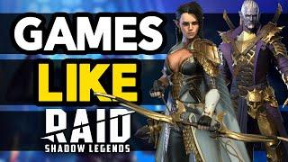 Top 10 Games Like RAID Shadow Legends for mobile