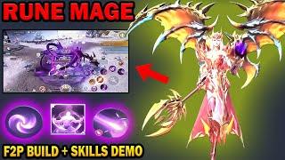 MU ORIGIN 3  - RUNE MAGE | PVE SKILLS AND TALENTS BUILD COMBO | MenchDrey