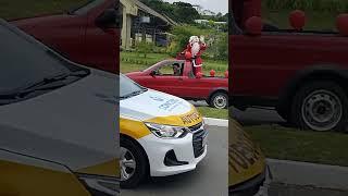 Papai Noel passeando em Rio Negrinho #férias #diversão  #família  #juntos #natal