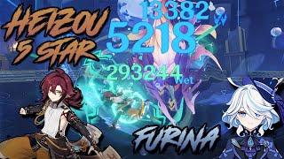 Furina Turned Heizou Into A 5 STAR !!! | Insane Damage Showcase - Abyss Floor 12 | Genshin Impact