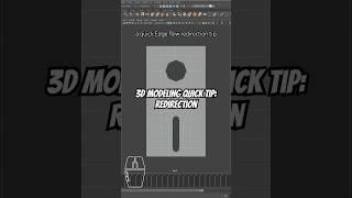 Keep your models clean with this topology quick tip! #3dmodeling #3dartist #blender3d #maya3d #art