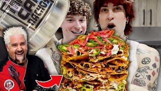 Making Guy Fieri's TRASH CAN Nachos w/ HansumFella