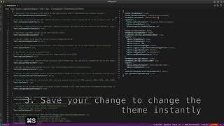 Changing the default color theme in Visual Studio Code