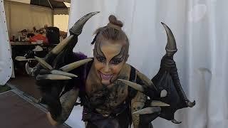 Castlefest 2022, bodypainting sunday ,  beautiful cosplay models turn into  fantasy figures  (part 9