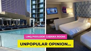 LINQ Poolside Cabana Room Review - Cool Concept... But It Was Rough