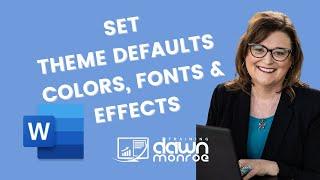 Microsoft Word Default Theme | Colors, Fonts, Effects & Paragraph | New Document Template