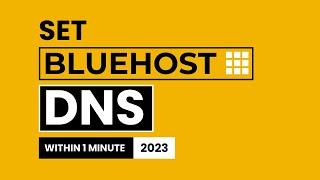 How To Set Dns Bluehost Tutorial | change Bluehost nameservers | Bluehost DNS tutorial 2024