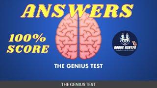 The Genius Test Quiz Answers 100% | Quiz Diva The Genius Test Quiz Answers | Robux Hunter