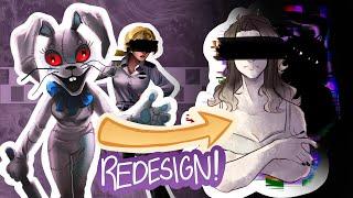 talking about + redesigning vanny  || speedpaint + commentary