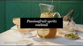 Passionfruit spritz cocktail | delicious. Australia