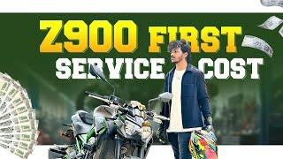 Z900 FIRST SERVICE COST?? // NEW EXHAUST UPDATE #bike #kawasaki #vlog #trending #service #shorts