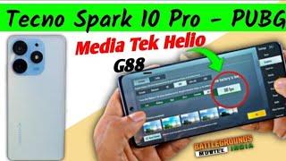 Tecno Spark 10 Pro PUBG Test Graphics || BGMI Graphics Test