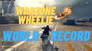 Warzone Motorcycle Wheelie World Record | RobRoscob