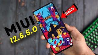 MIUI 12.5.5.0 Stable CN Build with New Features | Redmi K20 Pro