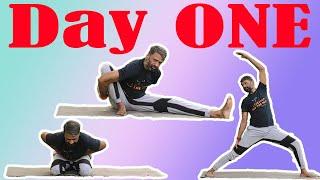 Day Wise 6 Days Weekly Workout | Yoga Full Body Stretches : Day 1 | Follow Along