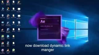 After Effects Dynamic Link Manager/Crash In Progress FIX! 2020 in (Windows 10)