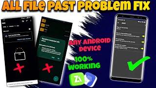 All file Peste problem fix  zarchiver data file problem fix any Android device