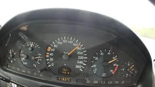 Mercedes R129 SL 500 Highway Acceleration 0-180 kph. M119 V8, 5-speed 722.6 transmission