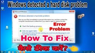 Windows detected a hard disk problem | local group policy editor windows 7