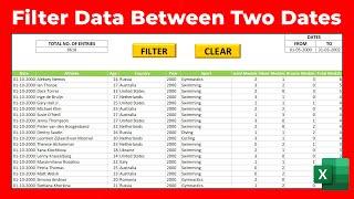How to Filter Data Between Two Dates | Advanced Filter