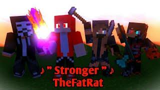  " Stronger "  - TheFatRat (A Minecraft Fight Animation,Minecraft Animation) [Music Video]-repost