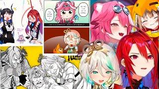 HoloJustice React to Memes and Fan Art 【Hololive EN】