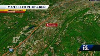 Man killed in Bessemer hit-and-run