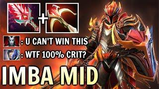 INSANE DAMAGE Bloodthorn + Daedalus DK Mid Crazy 1v5 Can't Stop Him Most Imba Hero Late WTF Dota 2