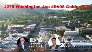 Welcome to Downtown Golden CO - listing video for 1275 Washington Ave #R408 Golden CO