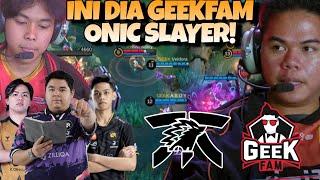 GEEKFAM SEKUAT INI CUY !! ONIC SLAYER !! GEEK FAM VS FNATIC ONIC MATCH 1 - MPL S14