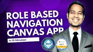 Role Based Navigation Canvas APP Power Apps