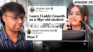 19 Year old girl making 1 lakh+ every month -How? Roadmap to Career in WEB 3 Industry | Ep #35