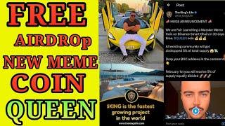 HOW TO GET FREE AIRDROP MEME COIN QUEEN AT TAMIL|THEKINGSLIFE UPDATE TAMIL