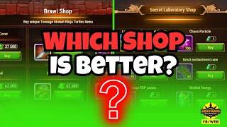 Which Hero Wars Ninja Turtles Shop is Better?