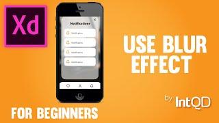 Use Blur Effect in Adobe XD
