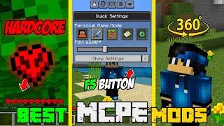 TOP 3 POPULAR JAVA MODS For Minecraft PE  (Hindi)