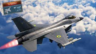 ► F-16AM Block 15 MLU : Multi-Role Combat Aircraft️| 8x8 "ALA43" | Ground Battle (WarThunder)